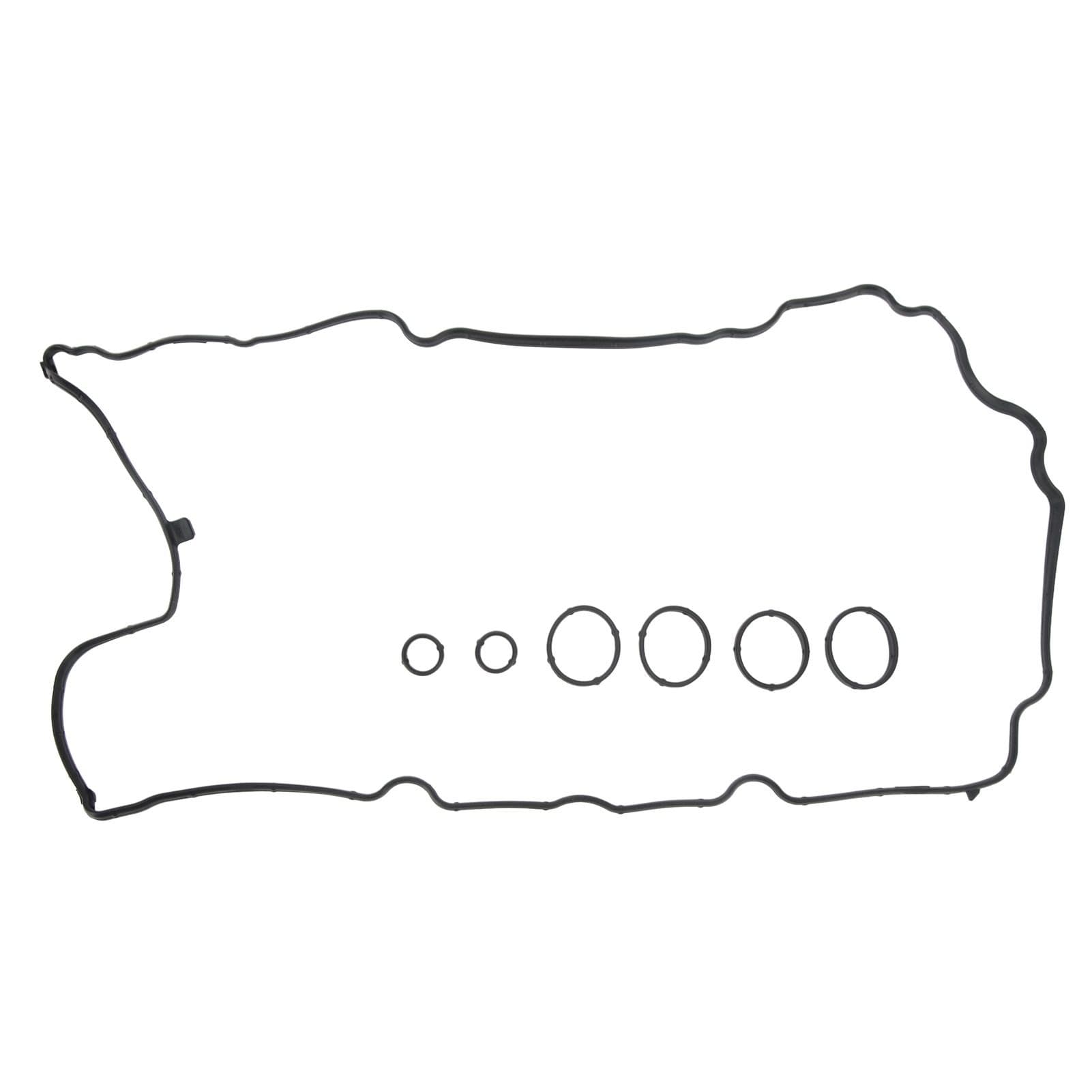 Engine Valve Cover Gasket Set Rubber Black 11127552107 Replacement for Citroen C3 C4 C5 C6 DS4