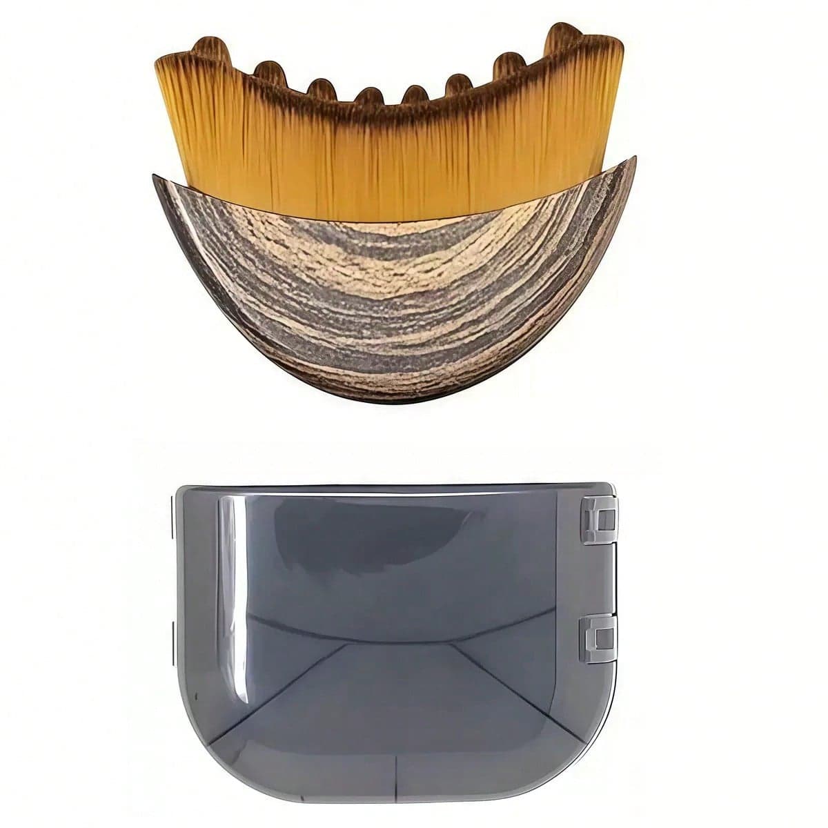 Contouring Facial Brush, Dry Brushing Facial Brush, Massager For Face, Chin And Jaw Shaping, Ergonomically Designed