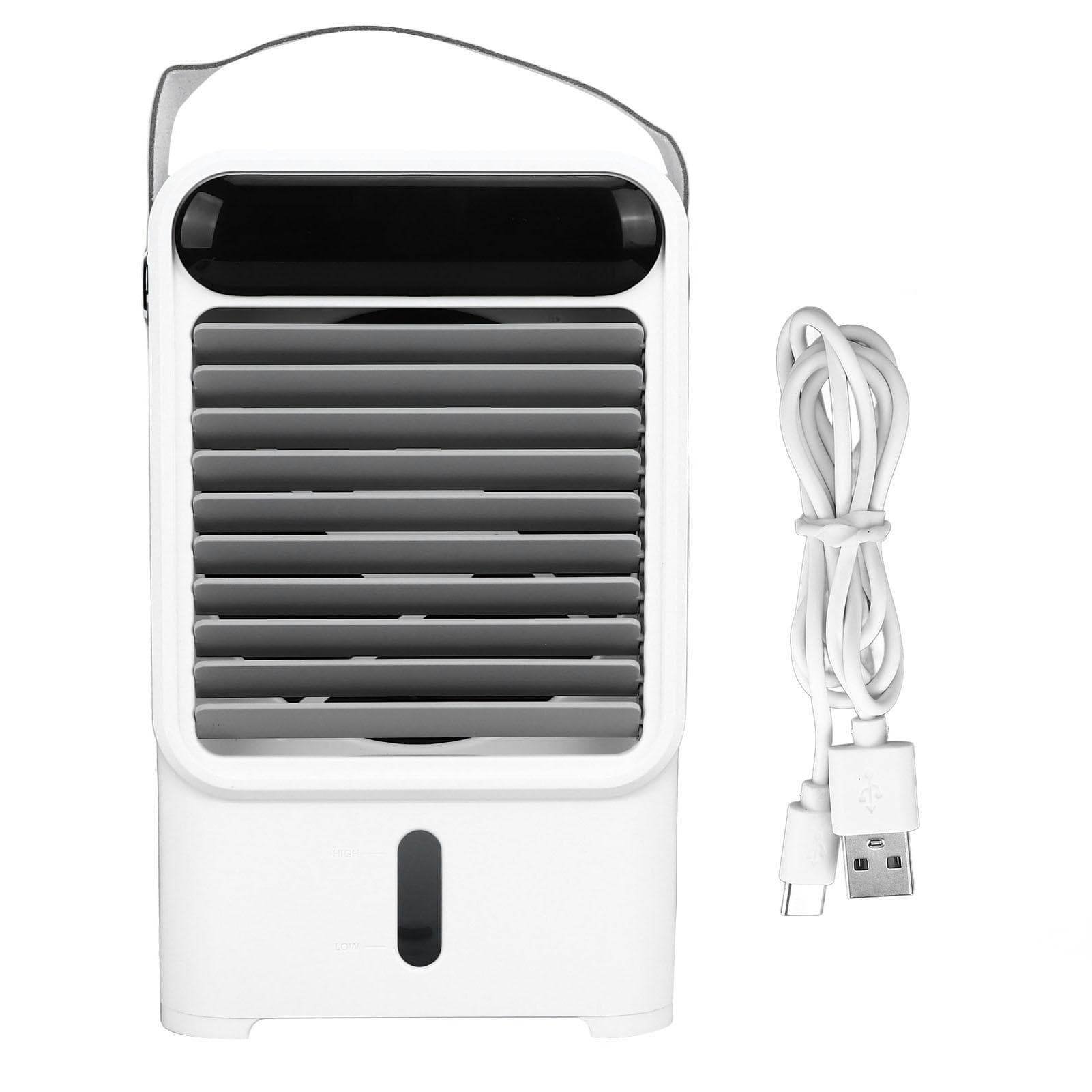 Fan Humidifier 500ml USB Powered 6W 2A 5V Air Cooler Three Levels Adjustable Pull Out Design