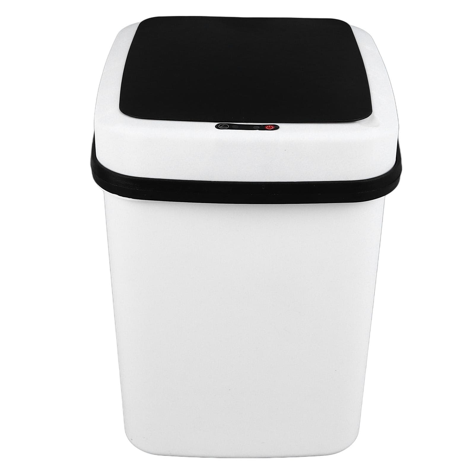 Smart Trash Can Large Capacity LED Light Automatic Motion Sensor Waste Bin with Button for Home Use