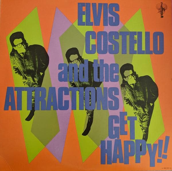 LP Record ELVIS COSTELLO THE ATTRACTIONS Get Happy PC36347 COLUMBIA 1984 US Rock Used