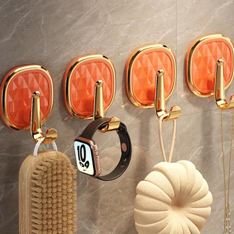 Innovative Non-Drilling Transparent Strong Adhesive Hooks for Bags and Clothes