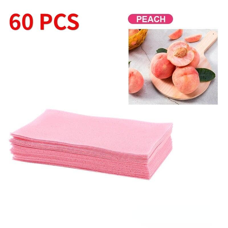 Toilet Cleaner Sheet for Mopping Floor Toilet Cleaning Hygiene Toilet Deodorant Yellow Dirt Toilet Cleaning Tool 60pcs pink