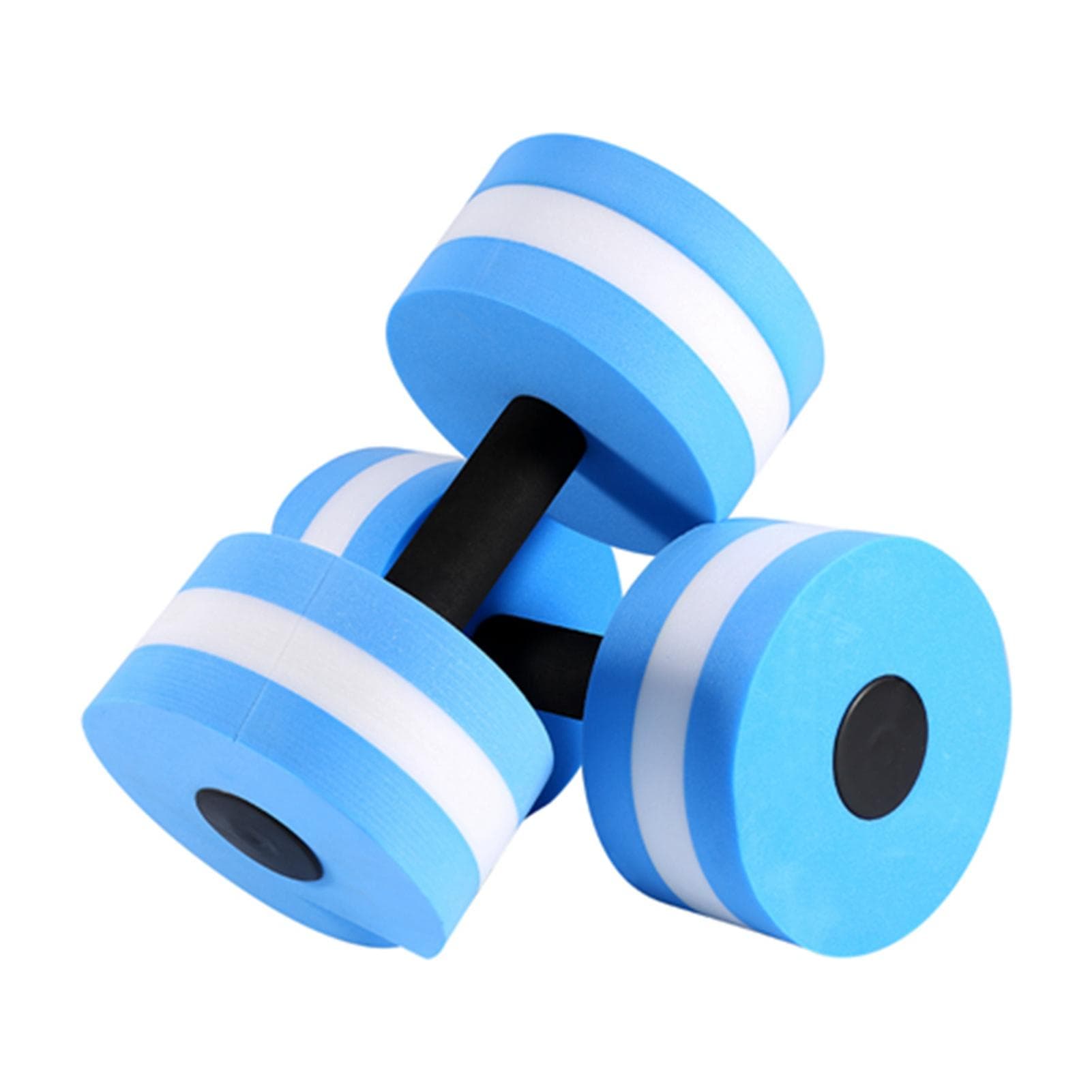 EVA Water Aerobics Dumbbell Aquatic Barbell Aqua Fitness Swimming Pool Exercise white