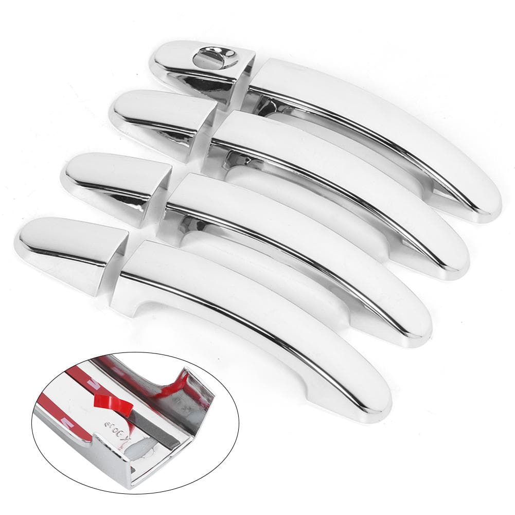 8pcs Car Outer Door Handle Trim Chrome Cover Fit for Ford Ranger T6 2012?2016