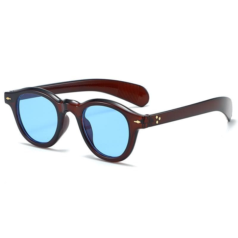 Trends Unisex Retro Round Sunglasses UV400 Protective Eyewear Fashion Men Women Outdoor Punk Shades 1PC