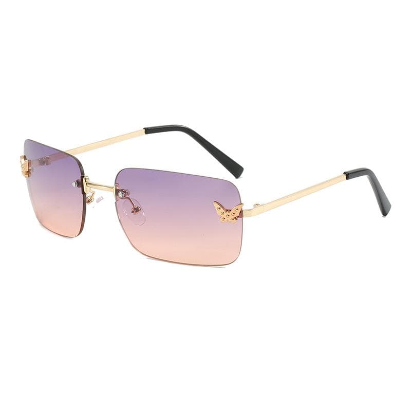 European American Style Sunglasses Men Women Rectangle UV Protection Sun Glasses for Driving Travelling