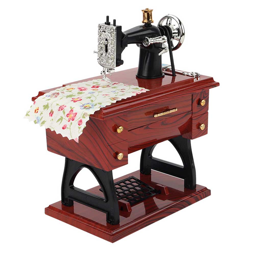 Music Box Vintage Mechanism Sewing Machine Style for Girls Daughter Mom Girlfriend Mother s Day