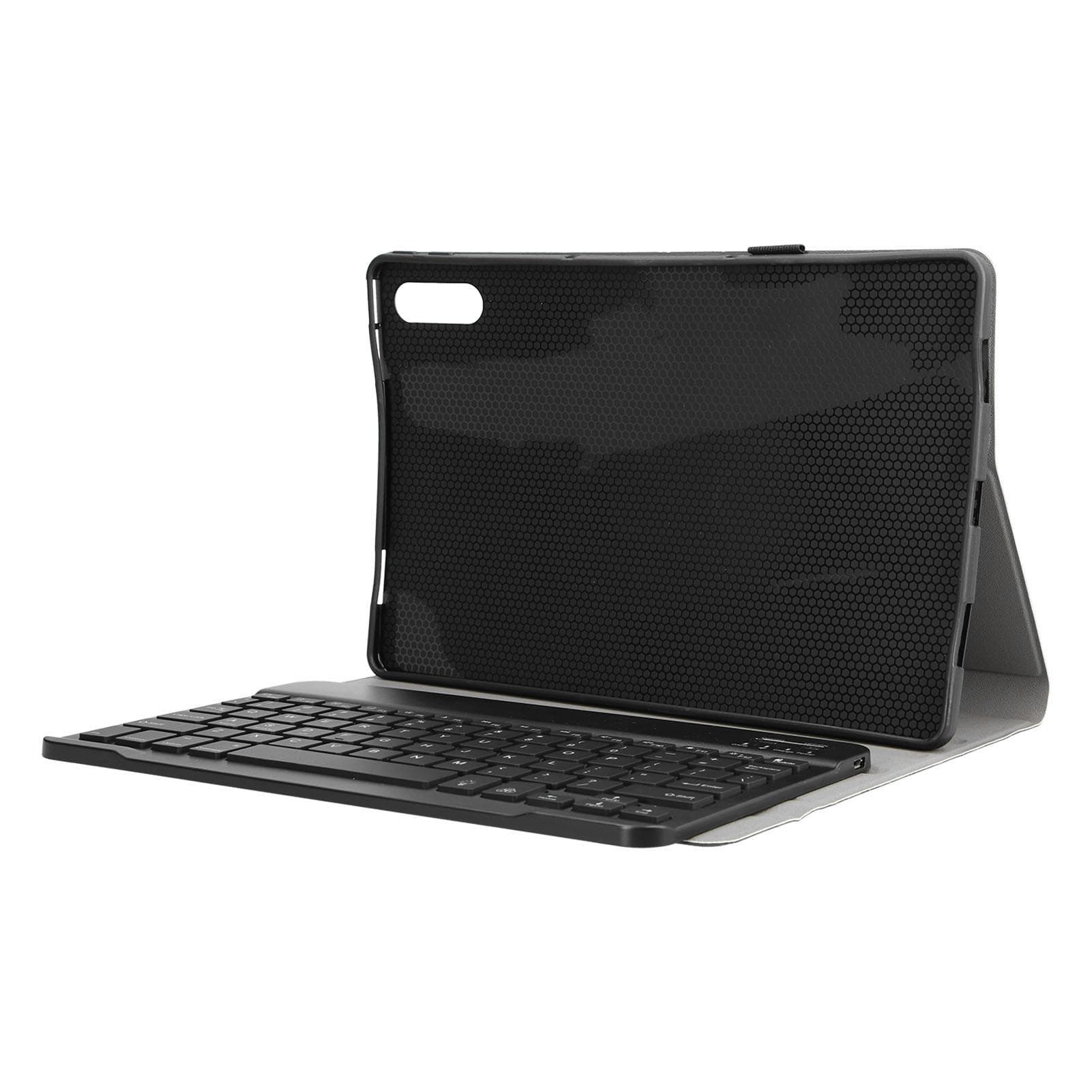 Wireless Keyboard J706FTPU Detachable Computer Accessories with Artificial Leather Cover for black
