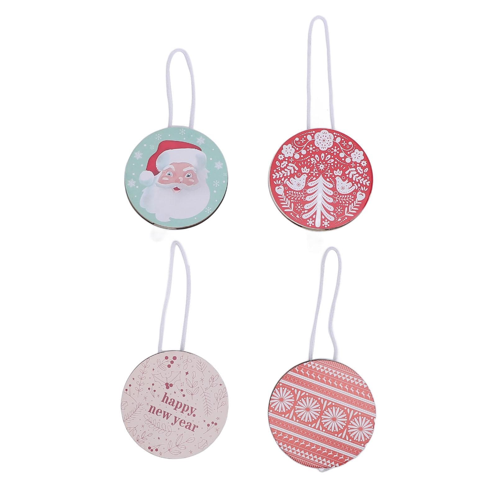 4 Pcs Screaming Ornament Set Shatterproof Funny Screaming Hanging Decoration for Holiday