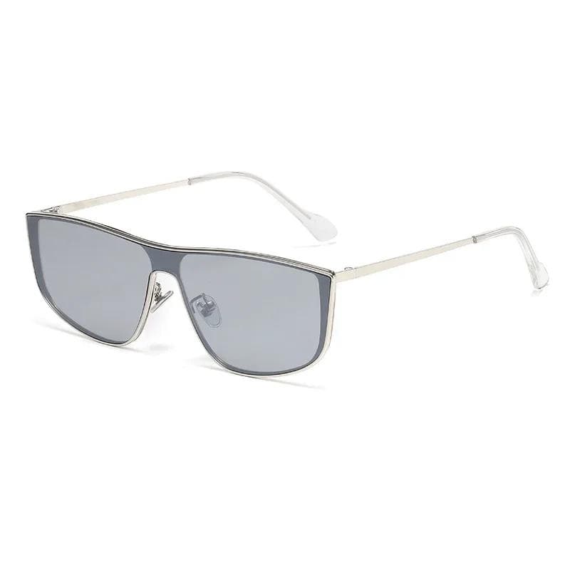 Square Punk Sunglasses for Men Women UV400 Protection Retro Riding Car Driving Goggles Trendy Outdoor Travel Eyewear