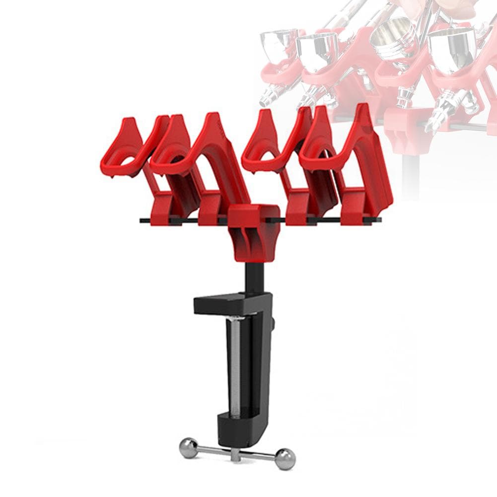 QuickRelease Airbrush Stand Quick Pull Spraying Pen Holder 30mm Adjustable 360 degrees Rotation for multicolour