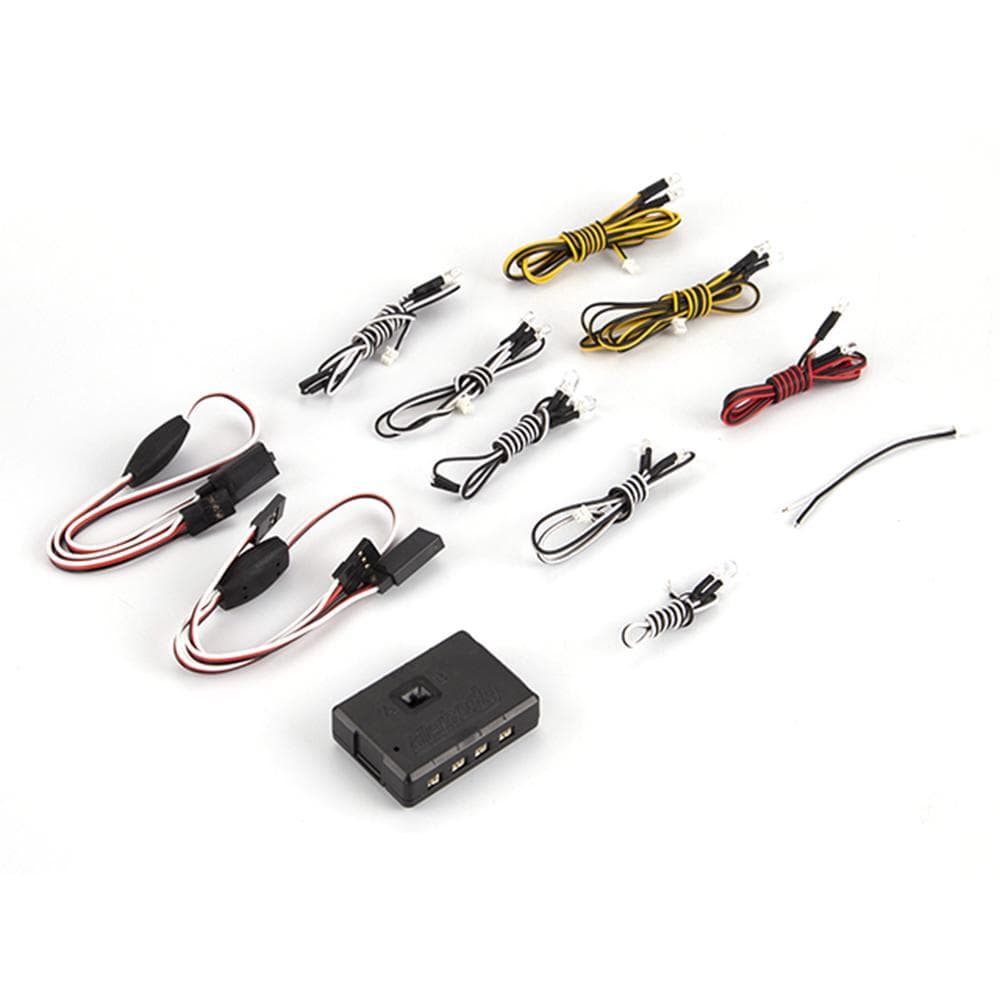 Killerbody LED Light Unit Set with Control Box 17Pcs LEDS Replacement for KB 1/10 MARAUDER Axial multicolour