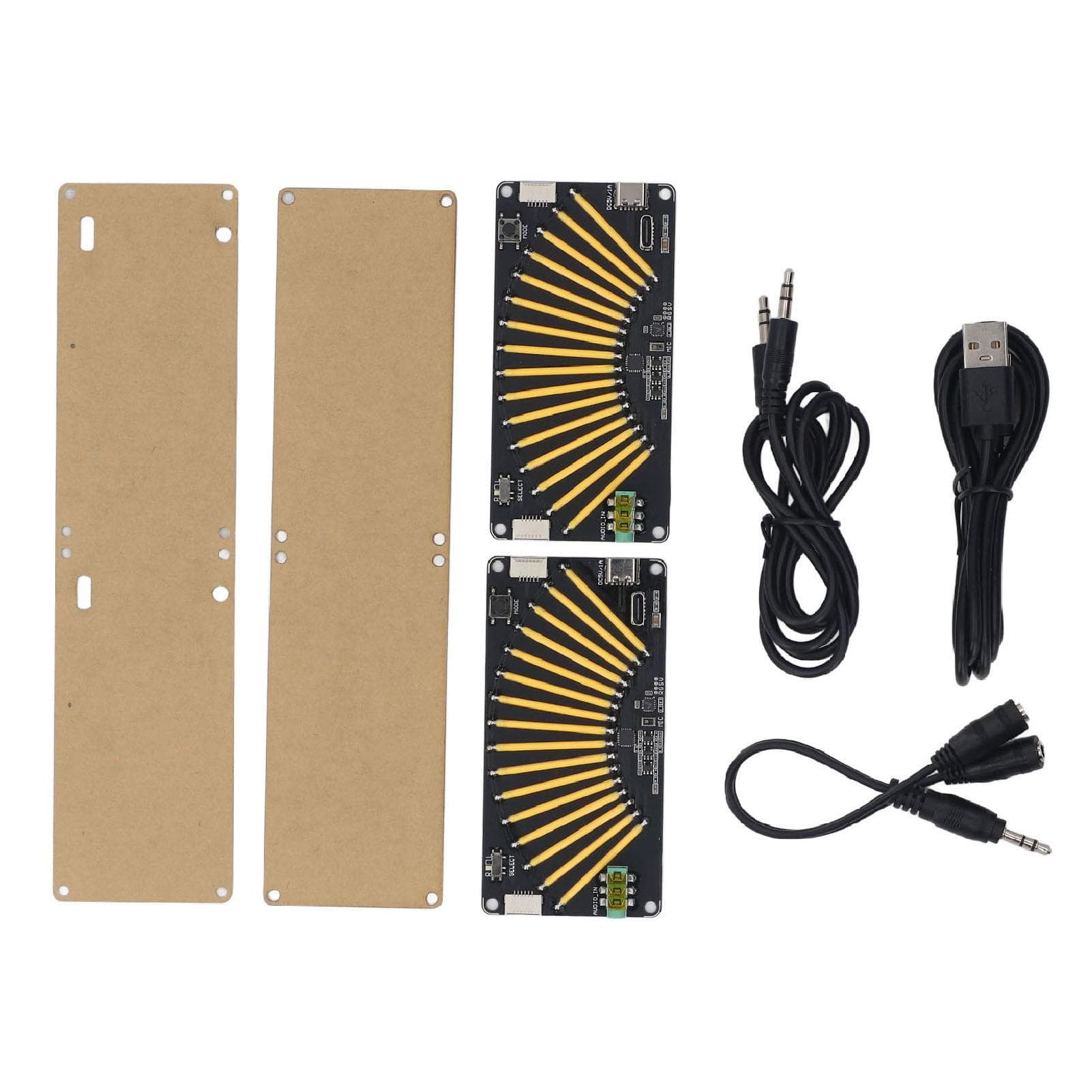 Voice Controlled Music Level Indicator LED -30dB to 2dB 16 Bit Music Level Indicator for Home