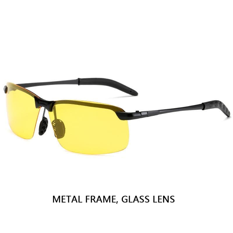 Men's Sunglasses Night Vision Goggles Men's Driving Night Driver Mirror Night Lens women's Sunglasses non-polarized fashion accessory