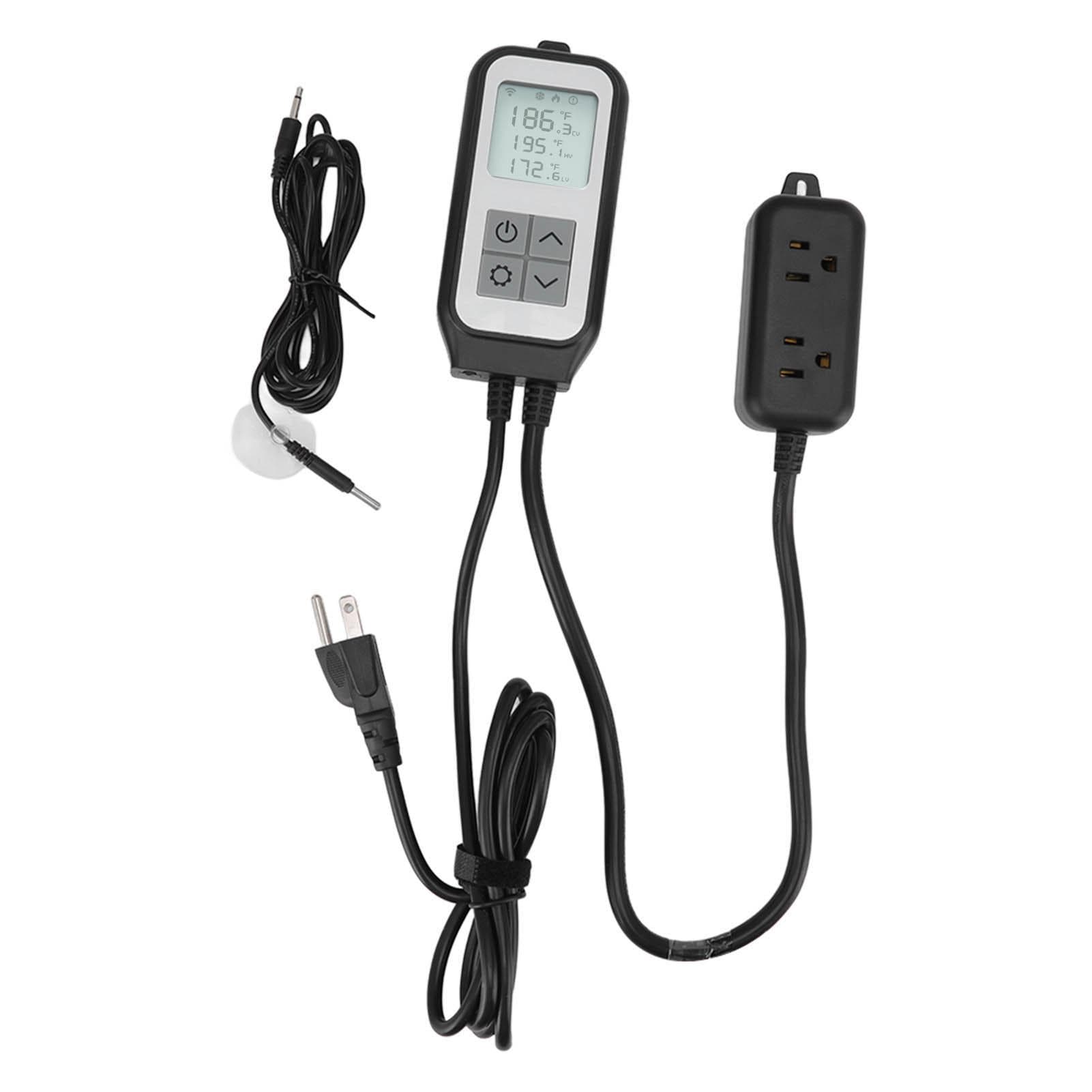 Digital Temperature Controller WIFI Thermostat Remote Monitoring for Incubation Greenhouse for Tuya