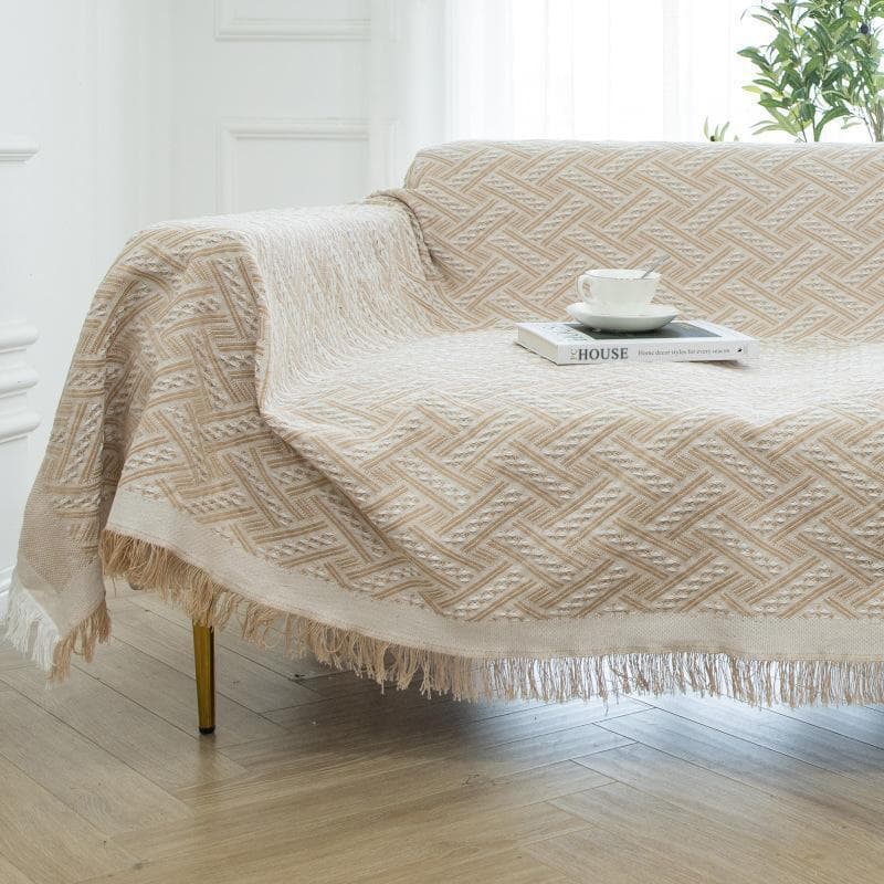 Sofa Cover, Sofa Blanket, Solid Color Sofa Towel, Nordic Minimalist Sofa Cover, Casual Blanket 90x210cm