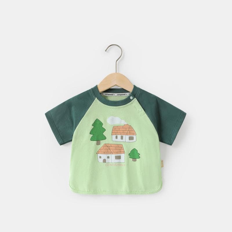 Baby Clothes Casual Short-sleeved T-shirts Summer Clothes Boys Girls Baby Children Children Summer Half-sleeved Tops 120cm