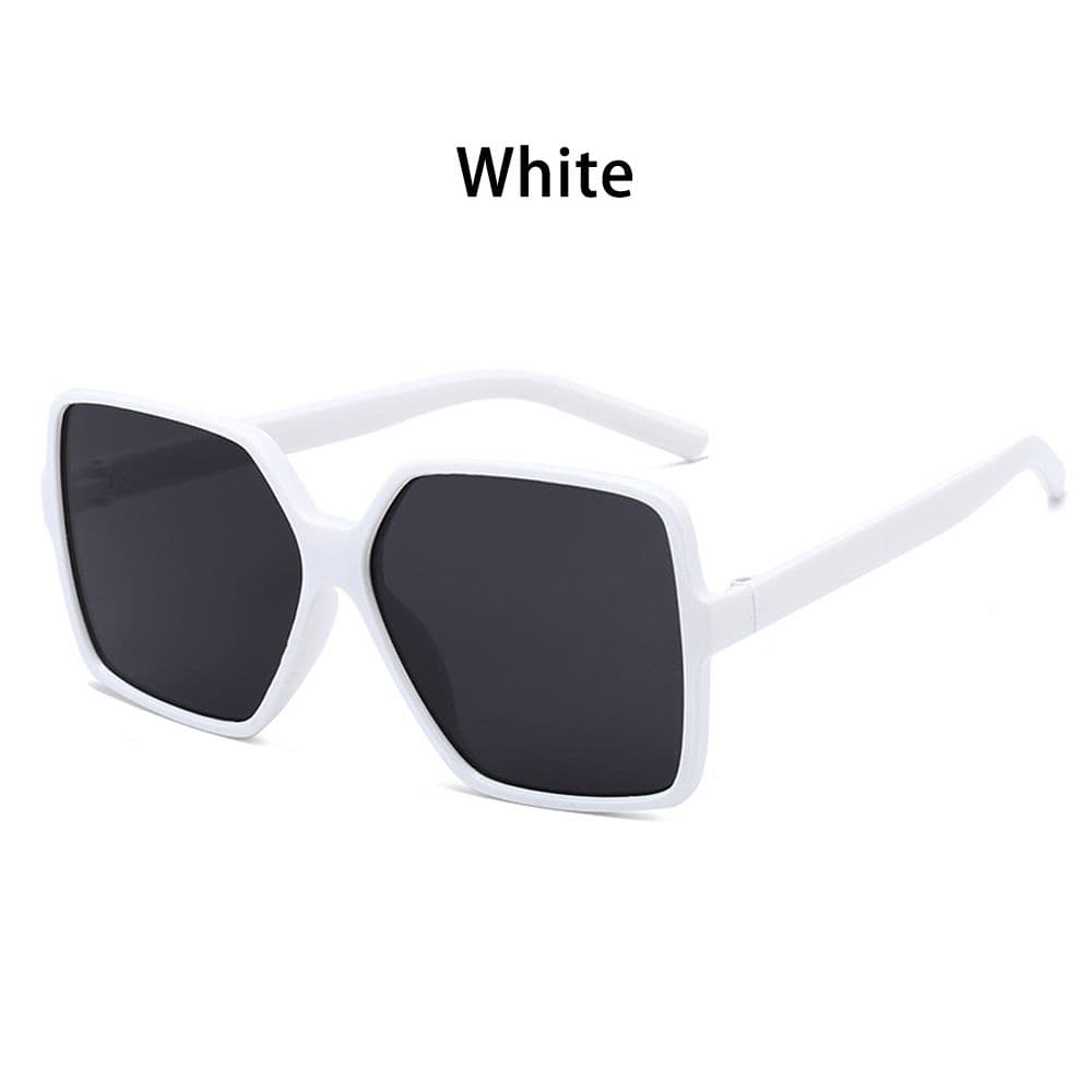 Oversized Square Sunglasses for Women UV Protection Eyeglasses Retro Big Frame Sun Glasses Fashion Shades