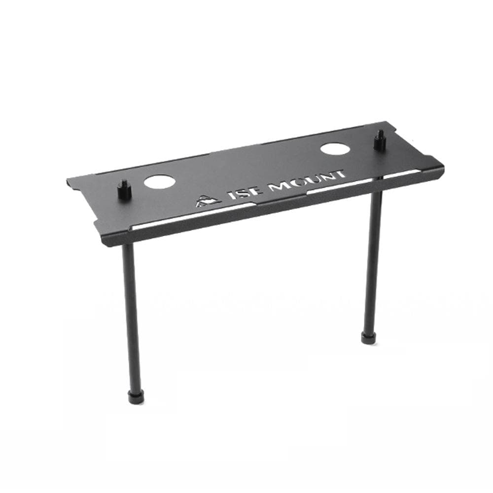 ISE MOUNT Camping Table Rack Multifunctional Desktop Storage Rack Detachable Lamp Stand Cookware 1 Layer black
