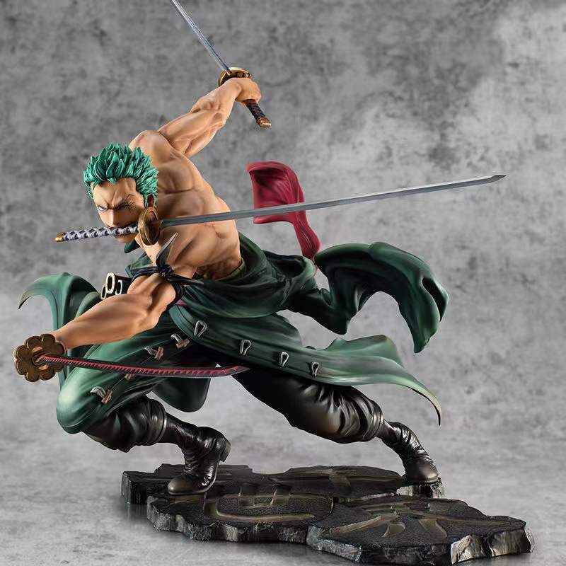 One Piece Anime Figure Roronoa Zoro Anime Statue PVC Action Figure Collection Model Toys Gift 21cm