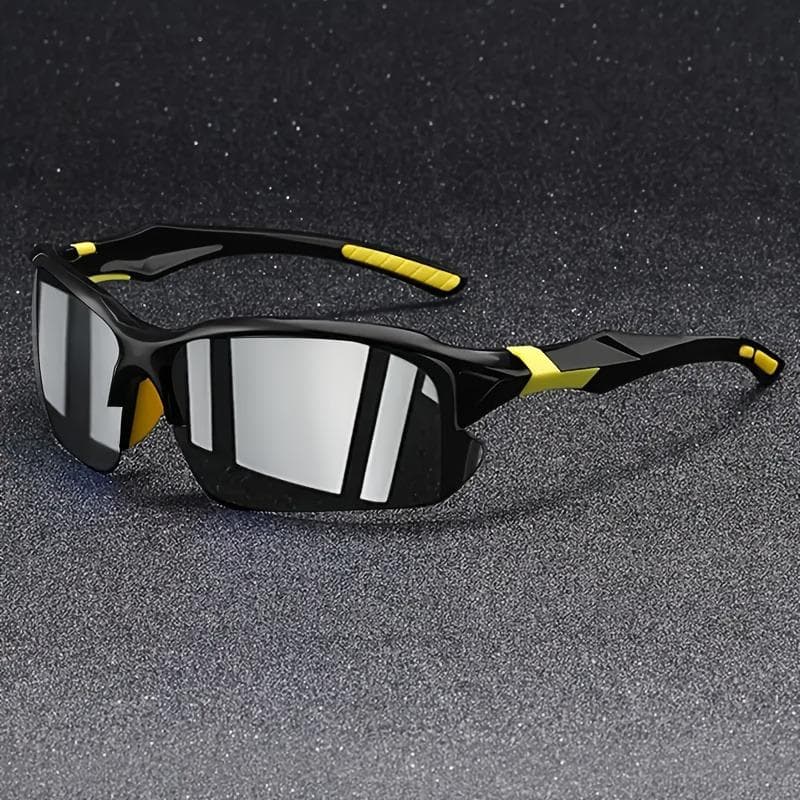 Trendy Sports Sunglasses for Driving Cycling Running UV Protection Lightweight Durable