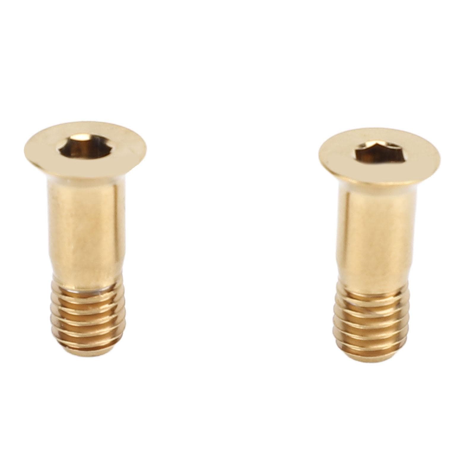2pcs Bike Rear Derailleur Bolts Ti Alloy Flat Head Accessories Parts Rear Derailleur Guide Roller