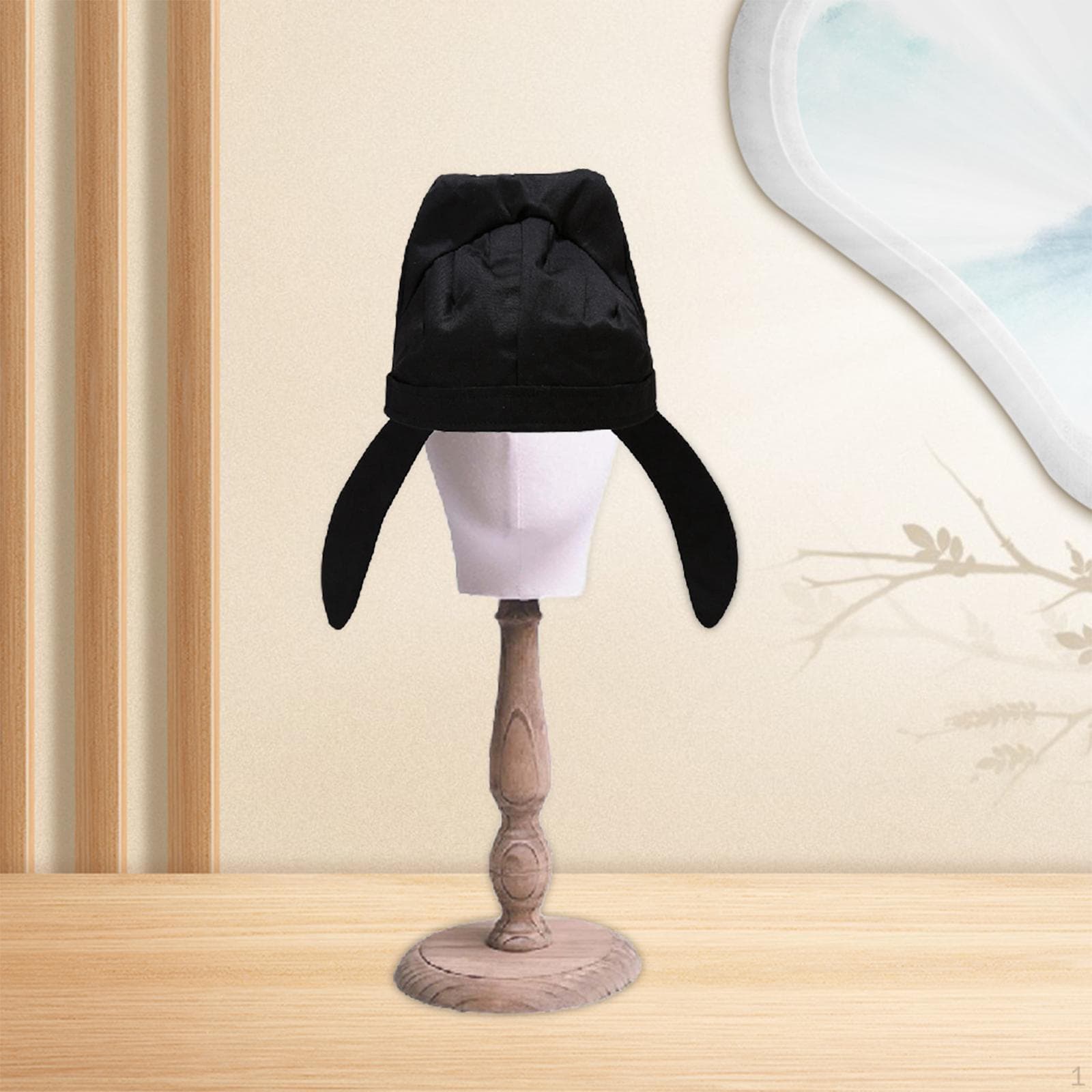 Chinese Ancient Scholar Hat Oriental Adults Traditional Costume Cap Hanfu Number 1 Scholar