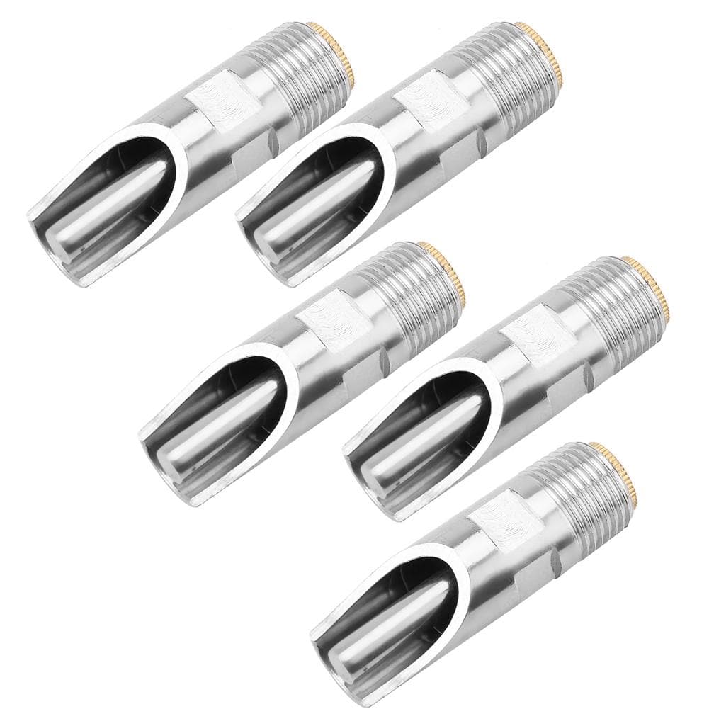 5pcs Stainless Steel Automatic Pig Nipple Drinker Waterer Copper Cap Duckbilled