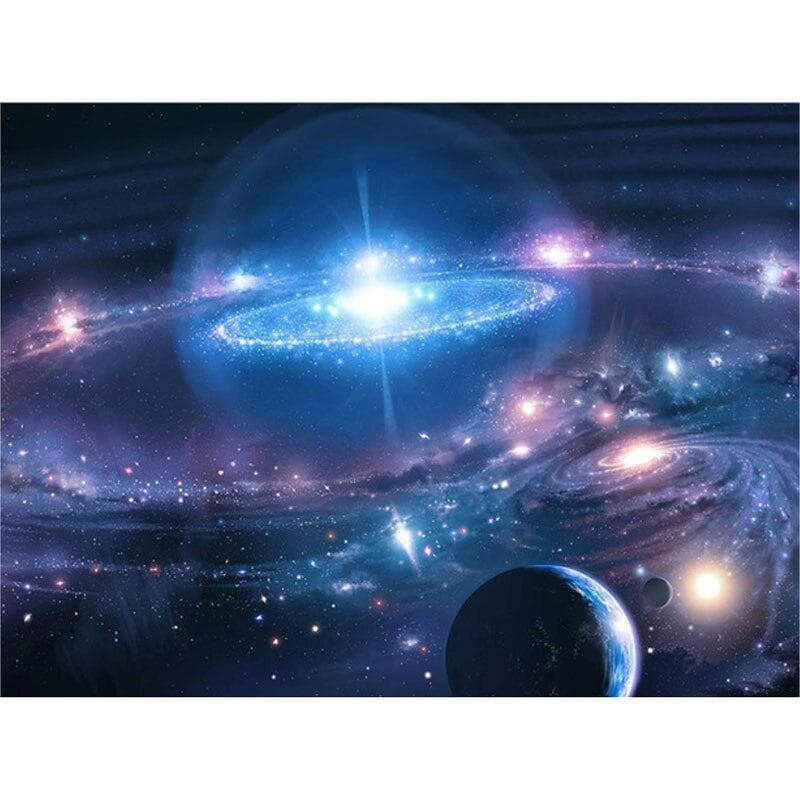Diamond Painting Landscape Space Star DIY Diamond Embroidery Picture Of Rhinestone Home Decor 20X30CM