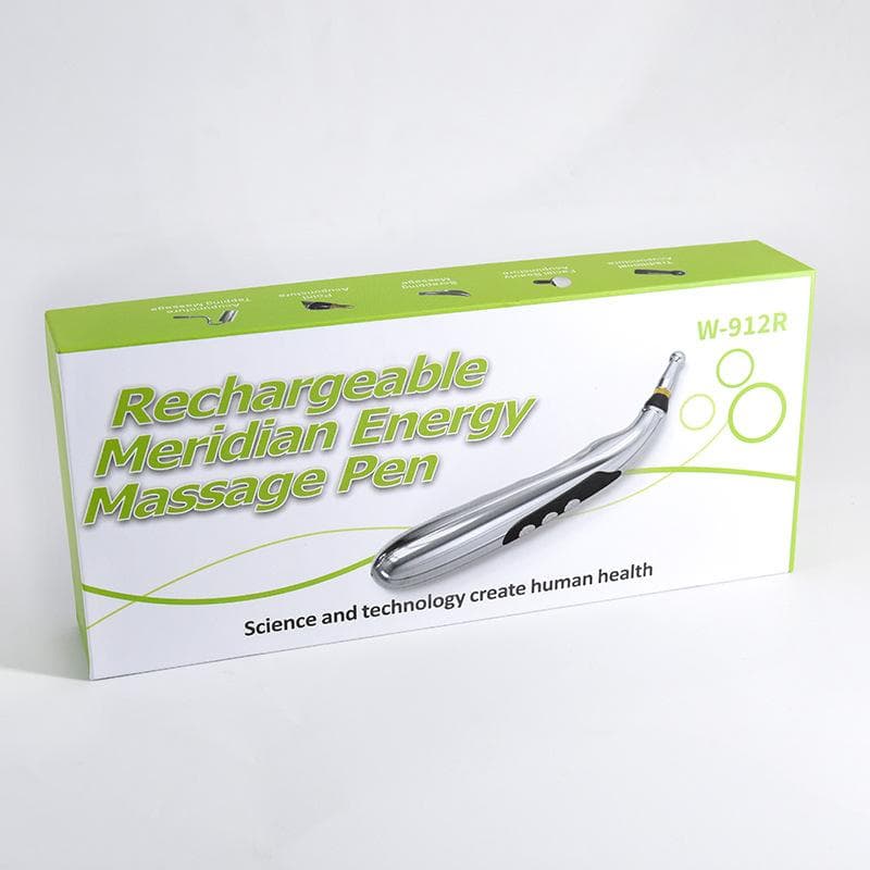 Meridian Pen Electronic Acupuncture Pen Automatically Find Acupoints Universal Physiotherapy Follow the Meridian Energy Point Bar Massager Pulling Bar English