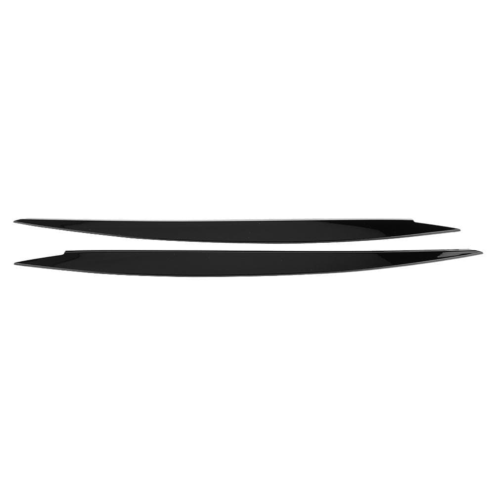 One Pair Headlight Eyebrow Eyelids Trim Cover for Golf 7 GTI 20132018 Black