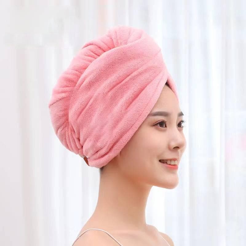 Women Hair Towel Home Terry Towels Wipe Hair Bath Towels Microfiber Towel Quick Dry Hair Drying Towel Drying Hair Bathroom