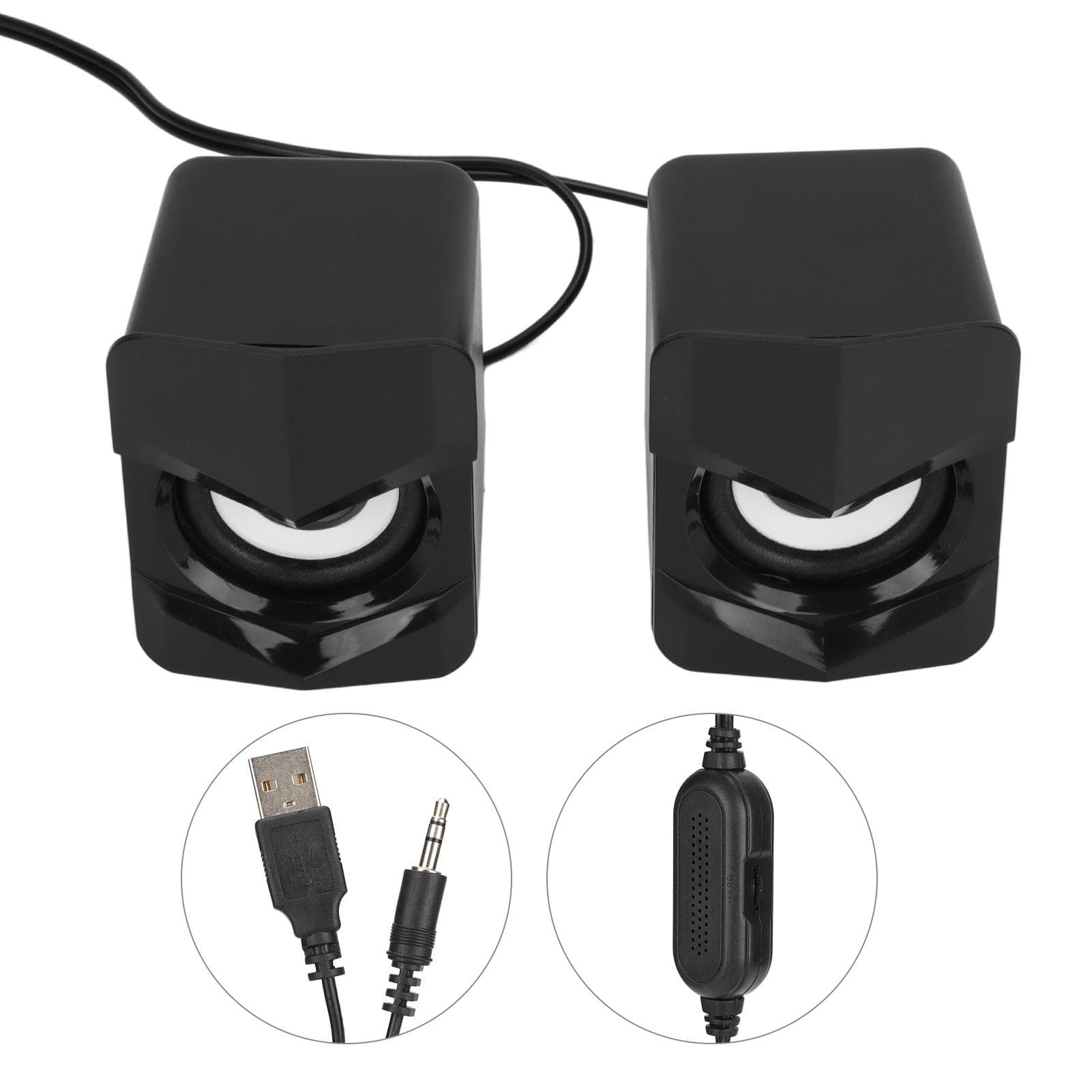 USB Wired Computer Speaker Mini Multimedia Desktop Speaker for PC Monitor Mobile Phone