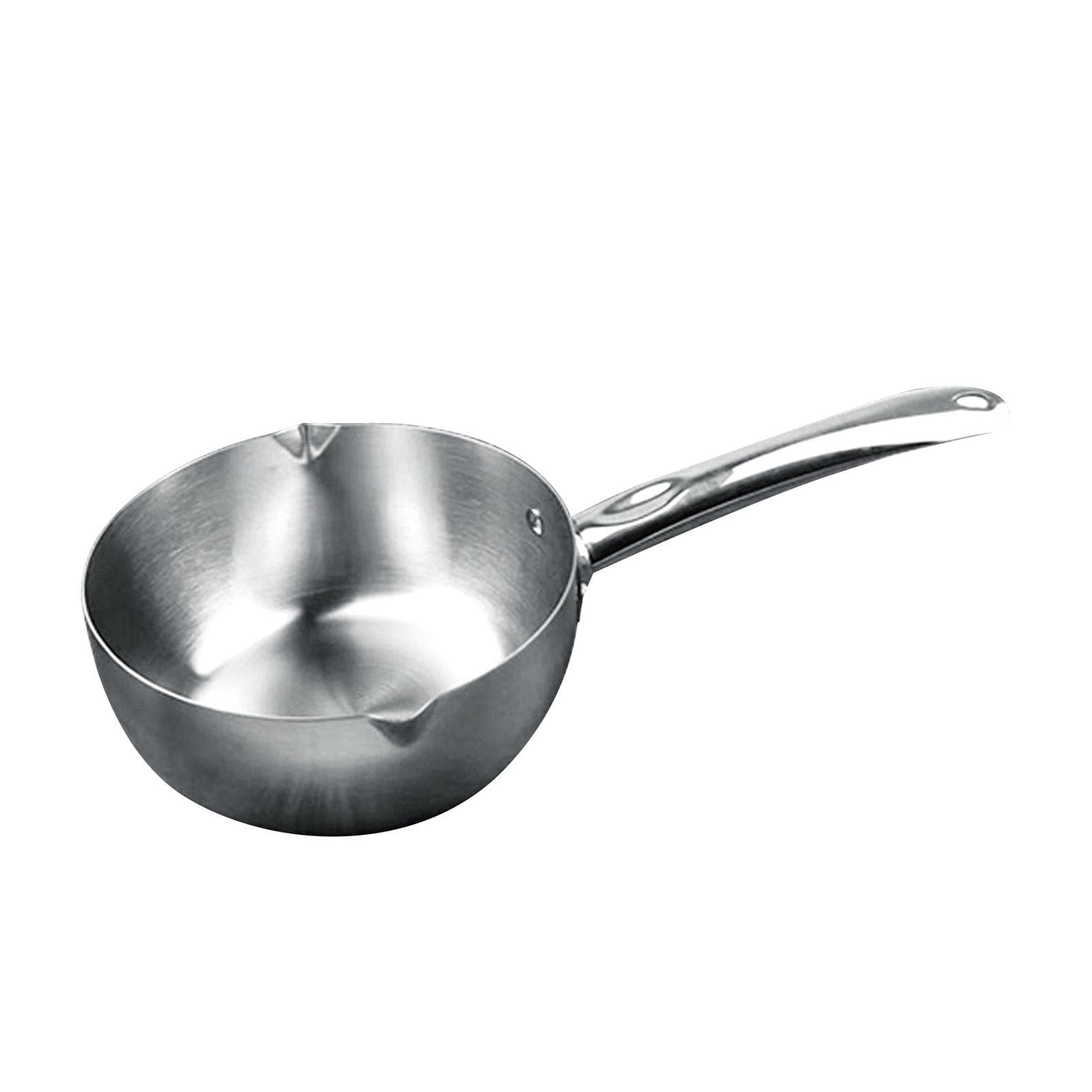 Stainless Steel Butter Warmer Pan Multifunctional Prevent Stick Milk Warmer Saucepan for Household 20cm / 7.9in