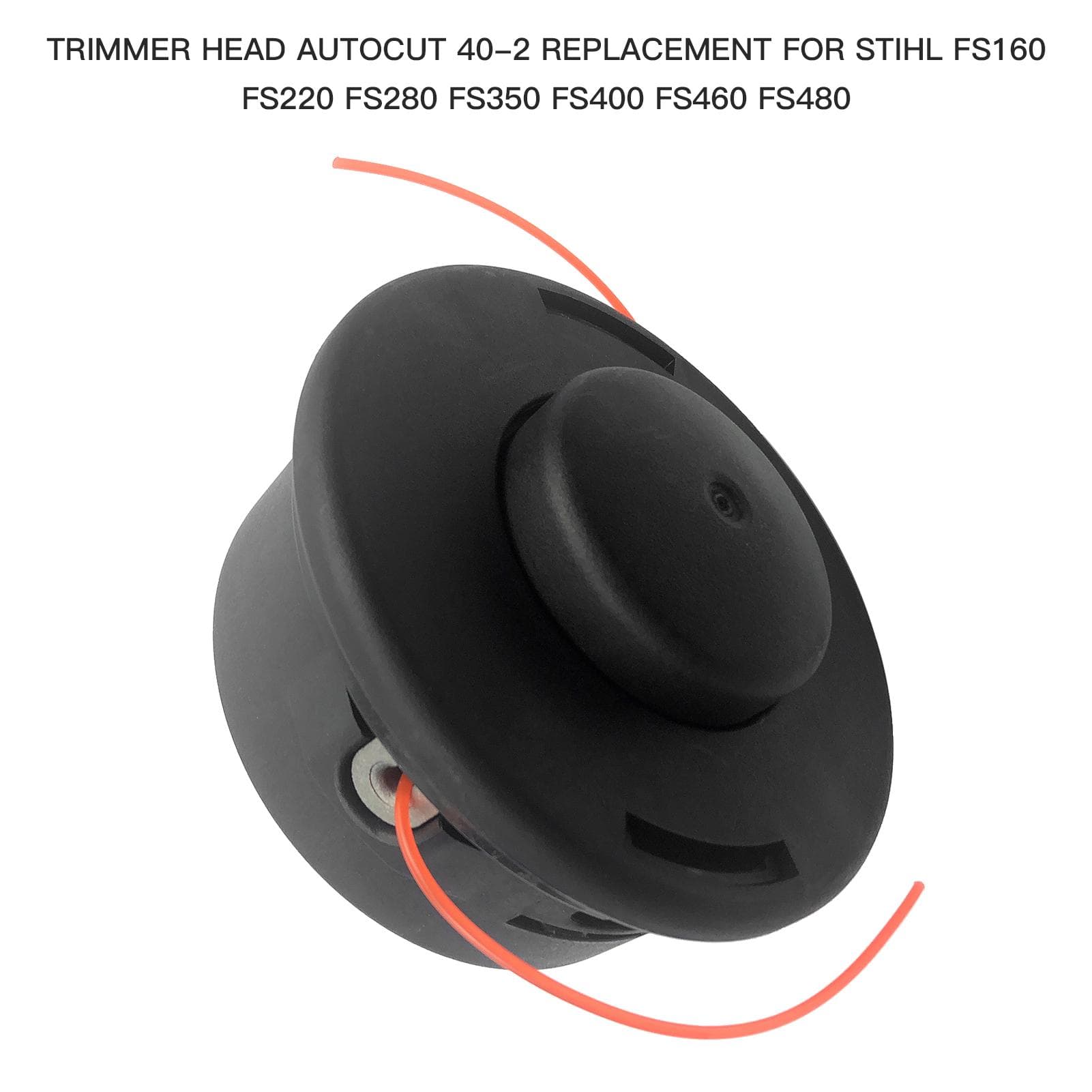 Trimmer Head Autocut 40-2 Replacement for Stihl FS160 FS220 FS280 FS350 FS400 FS460 FS480 black