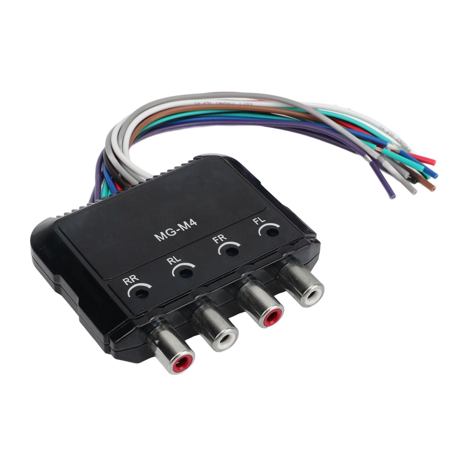 High to Low Audio Converter 4 Channel Anti Interference Reduce Noise RCA Line Frequency Converter