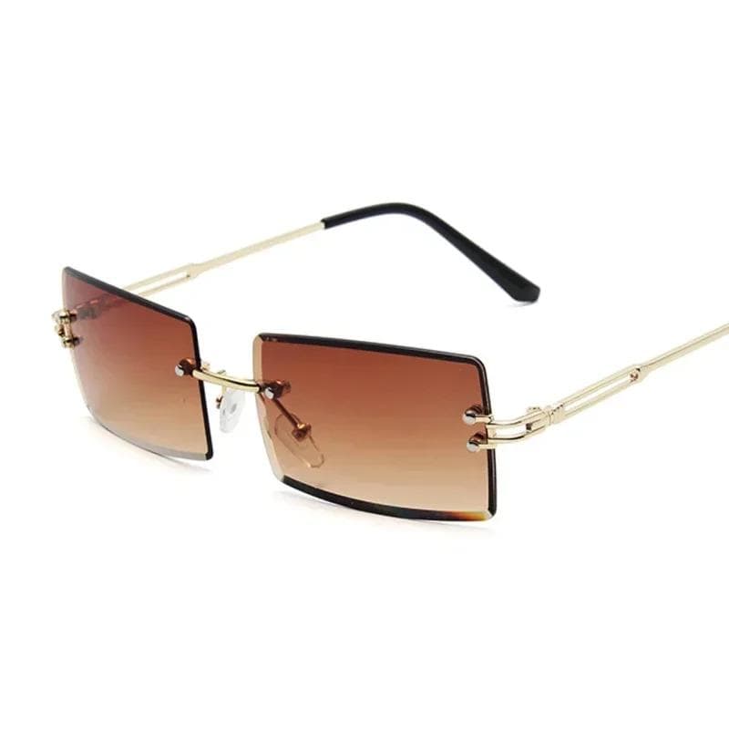 Square Vintage Sunglasses Women Men Designer Retro Sun Glasses Fashion Mirror Outdoor Shades UV Protection Other