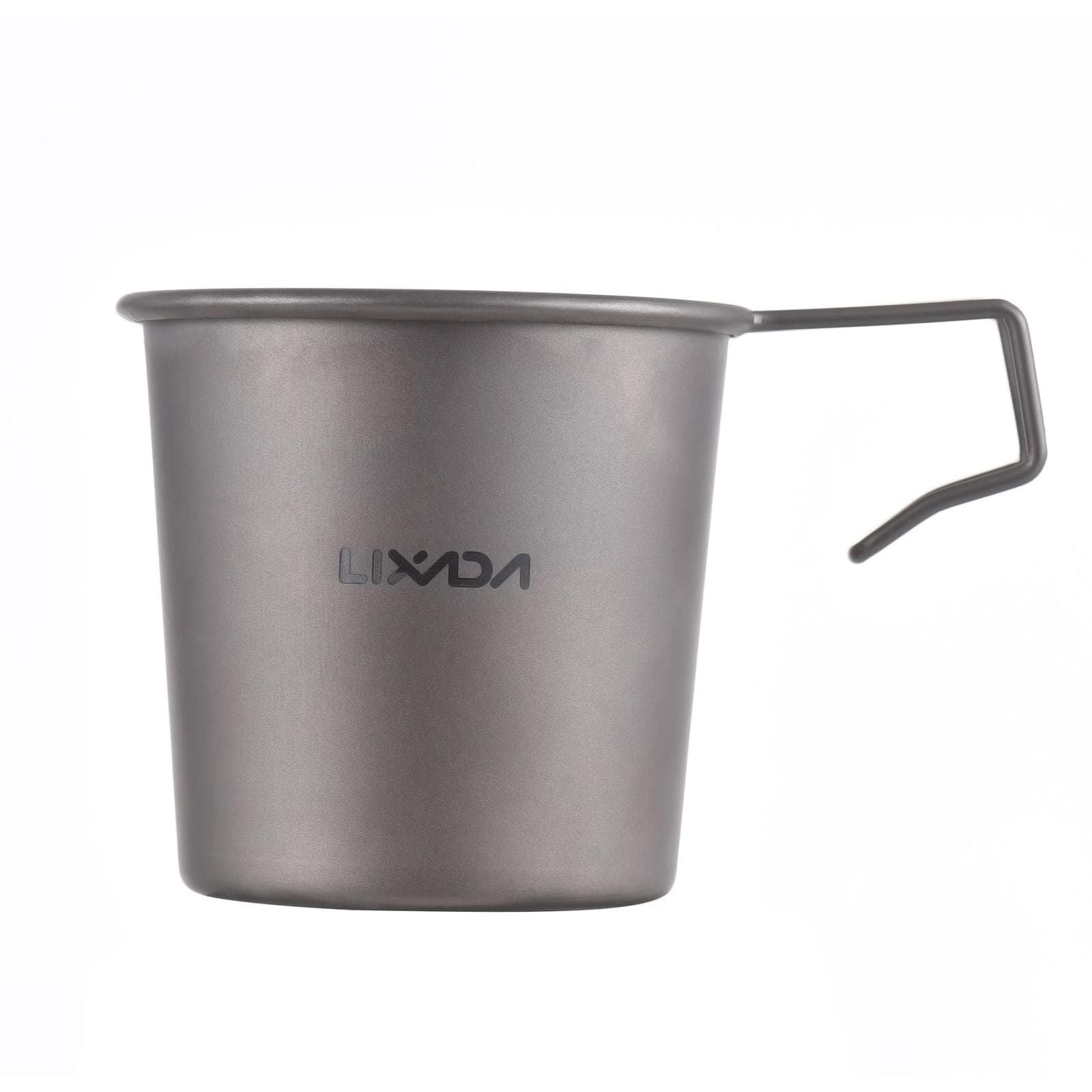 2pcs 220ml Ti Sierra Cup Lightweight Ti Camping Cup Hiking Coffee Mug for Outdoor Camping Hiking 1pc
