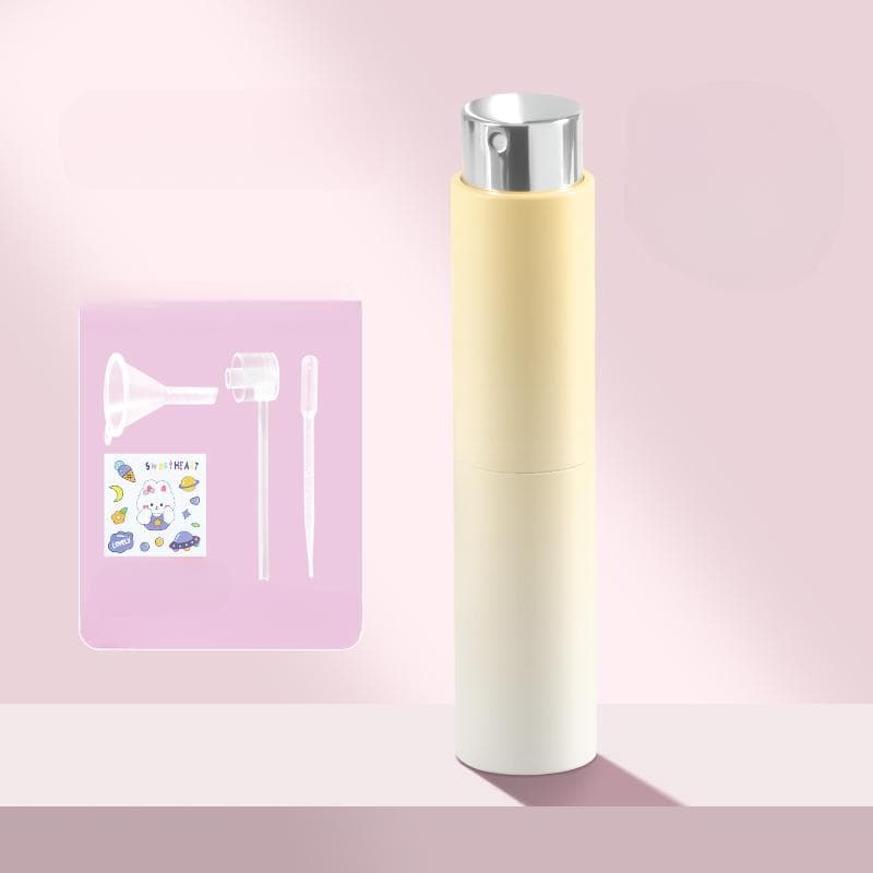 8ml Perfume Atomizer Portable Liquid Container for Cosmetics Traveling Mini Spray Bottles Empty Perfume Refill Bottle yellow