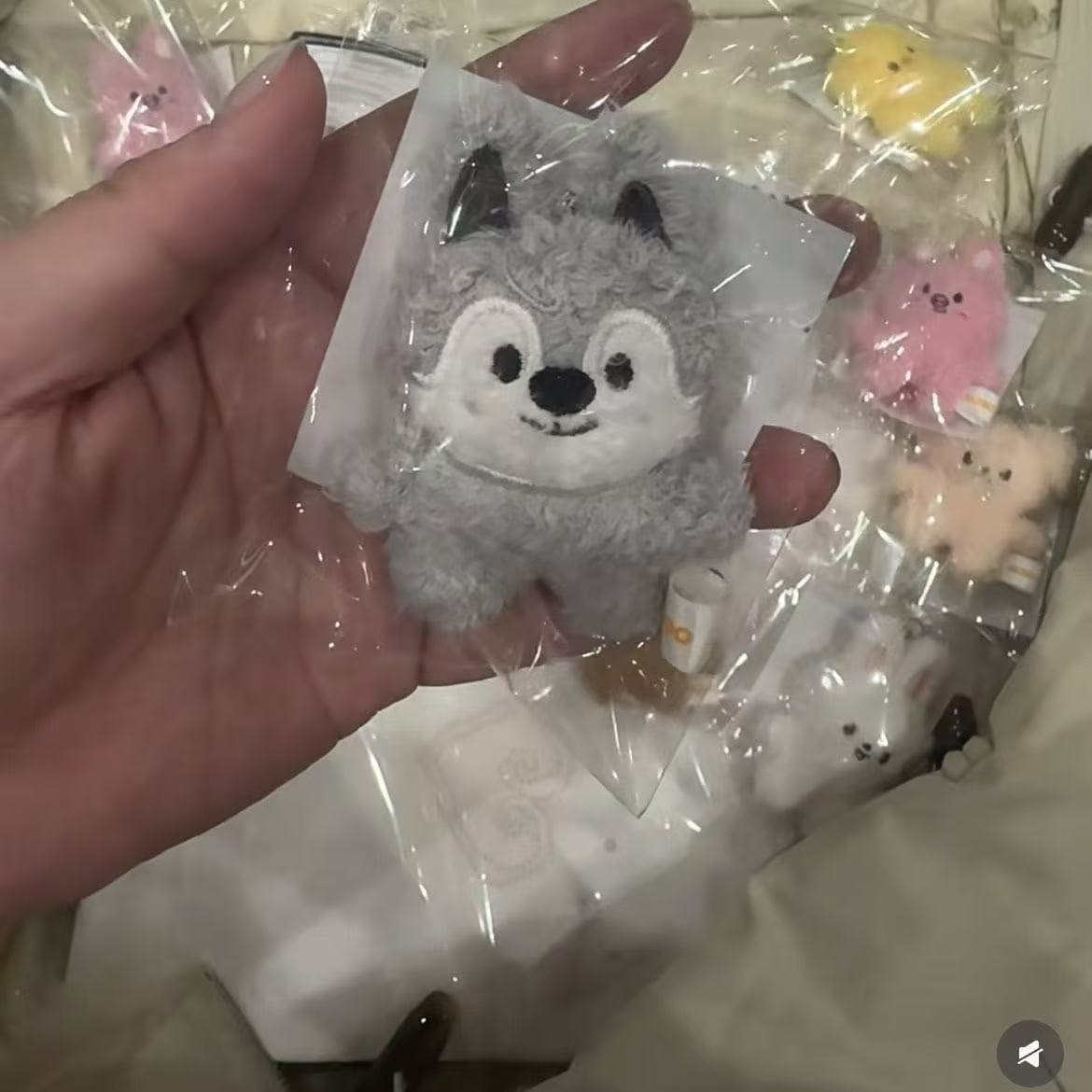 New 32 styles Stray kids 10cm high plush toy keychain decoration pendant SKZOO kawaii bag decoration soft touch cute animal doll Wolf Chan
