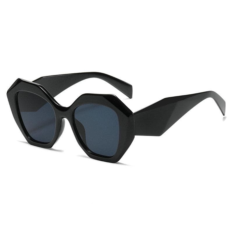 Fashion Occident Style Irregular Polygon Women Sunglasses Travel Driving UV Protection Designer Personalized Oculos as picture