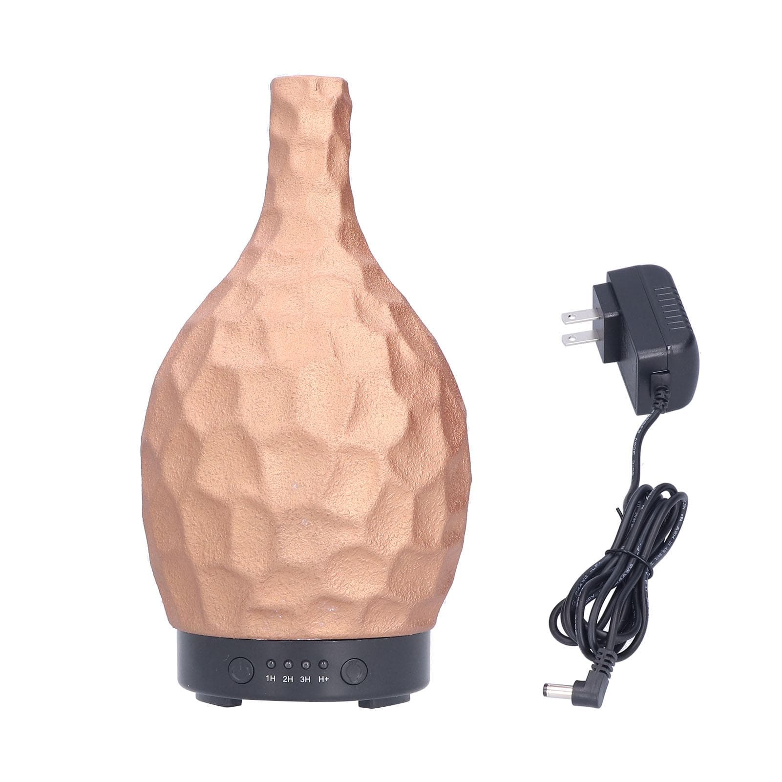 Wood Grain Ultrasonic Atomized Essential Oil Diffuser Ceramic Timing Aroma Diffuser for Home