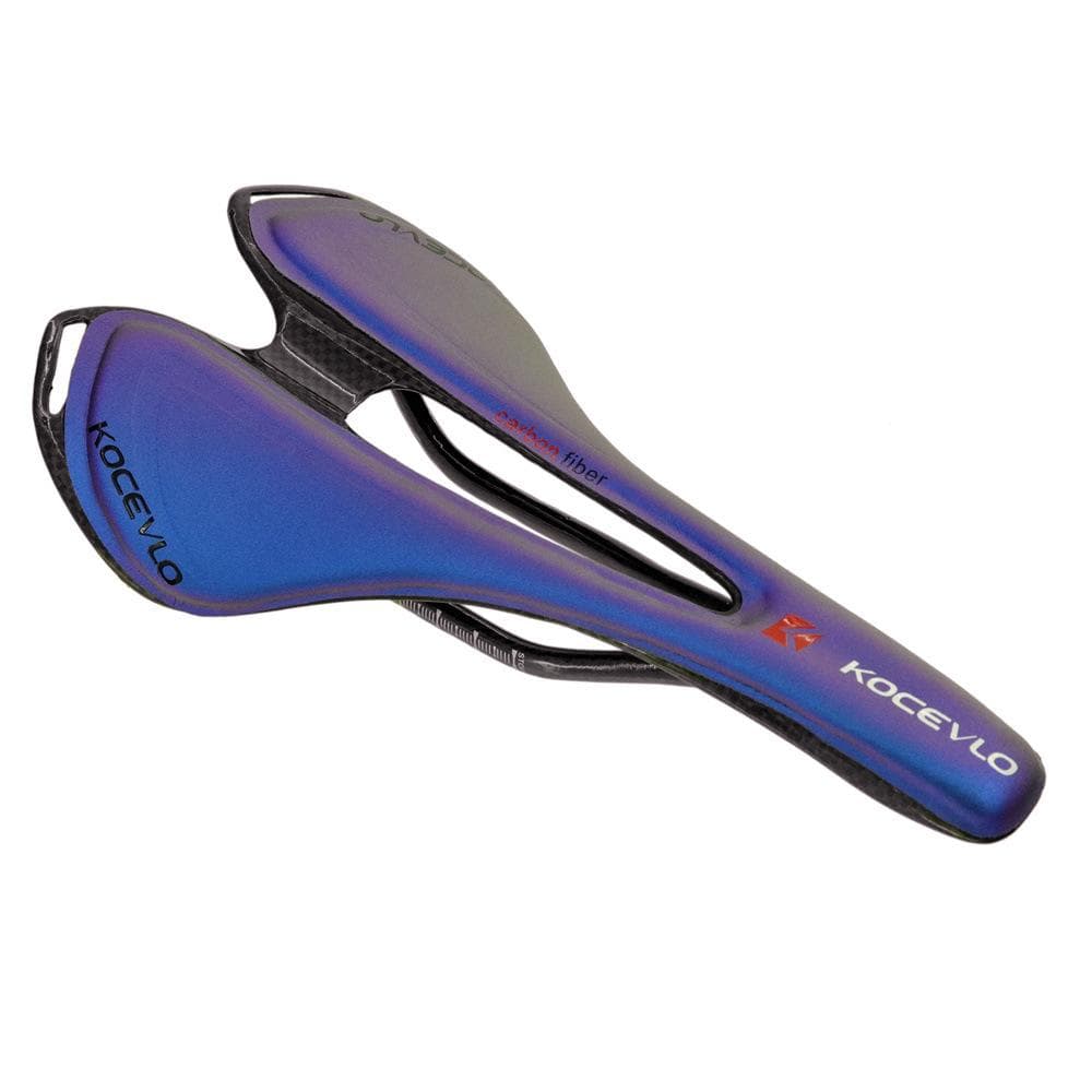 Kocevlo Carbon Bike Seat Comfort MTB Road Bike Saddle Carbon Fiber Bicycle Cycling Seat Cushion for blue