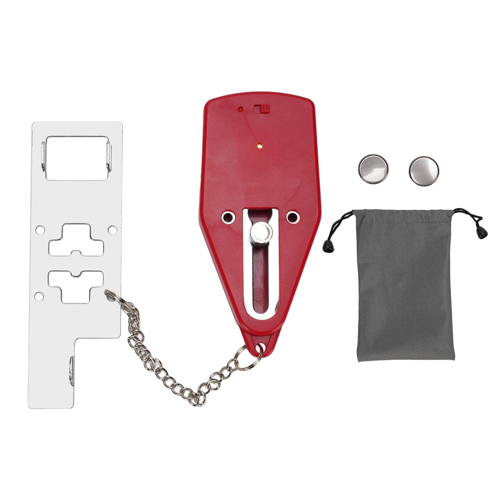 Portable Door Lock with Alarm 130dB Vibration Travel Door Security Device for Hotel Apartment