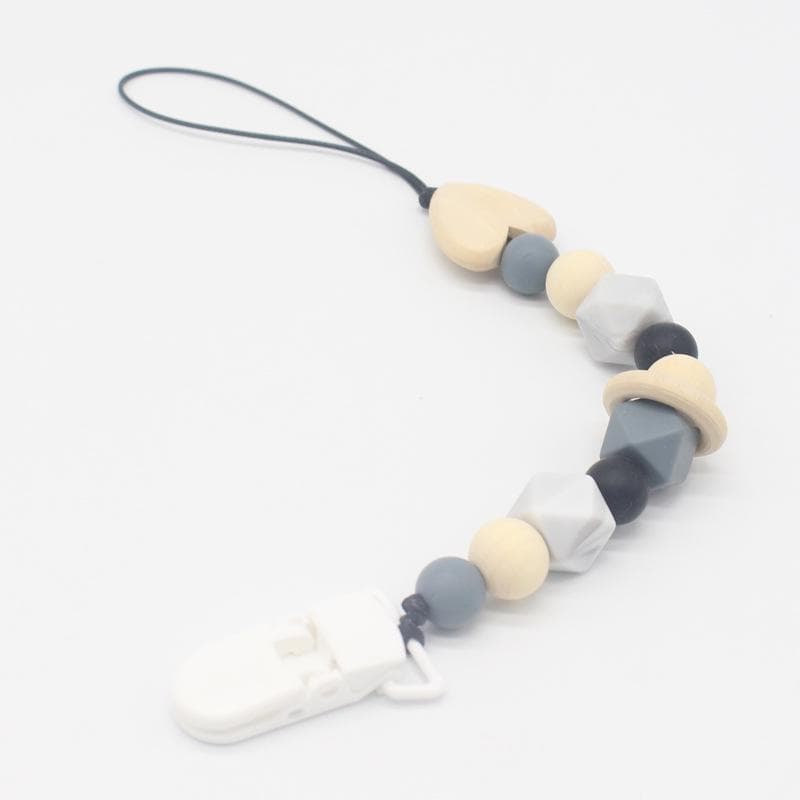 Pacify Baby Pacifier Chain white
