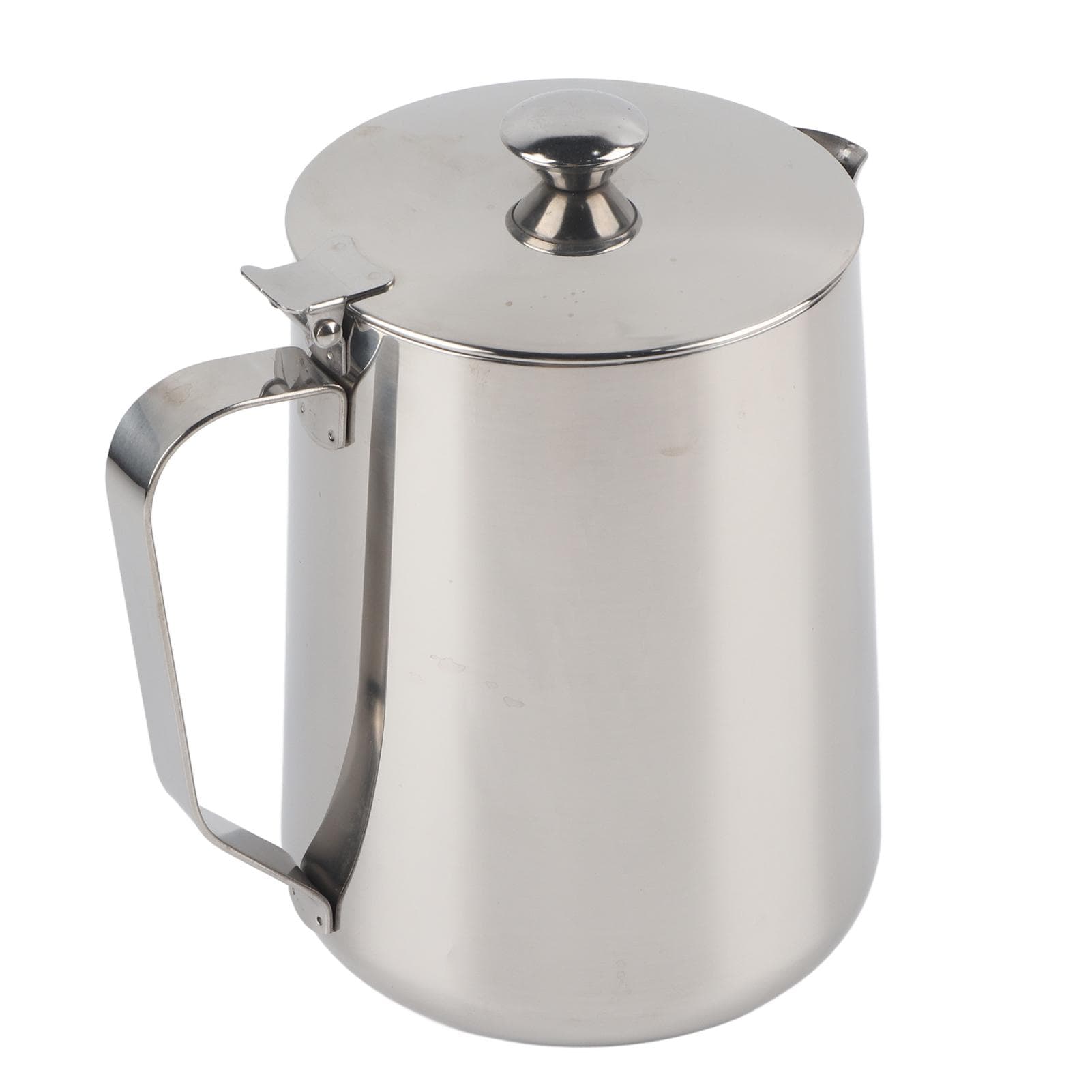 Stainless Steel Coffee Cup Mug Milk Frothing Pitcher Jug with Lid for Latte Coffee Art(1500ml)