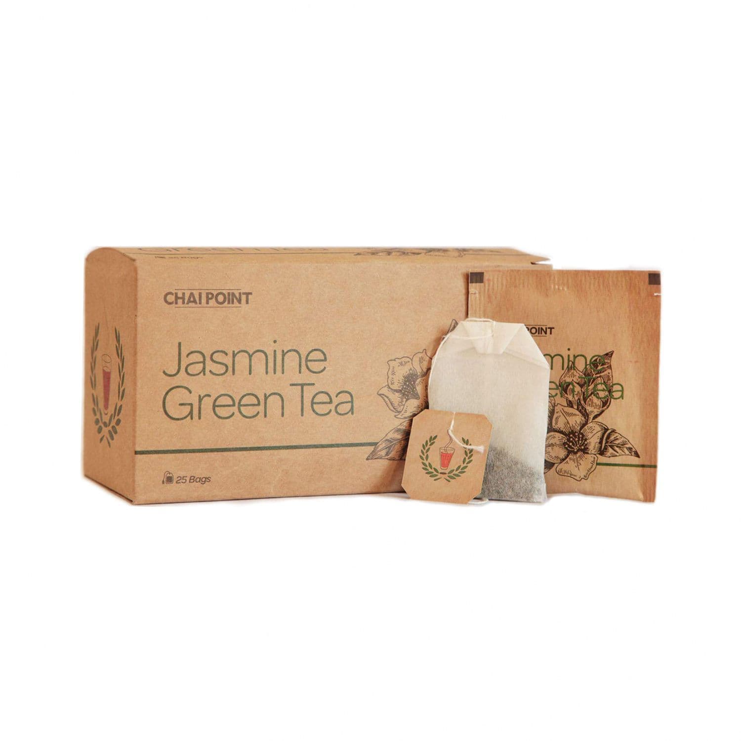 Green tea with jasmine (25 pak, 1.5 g), Jasmine Green Tea, Chai Point