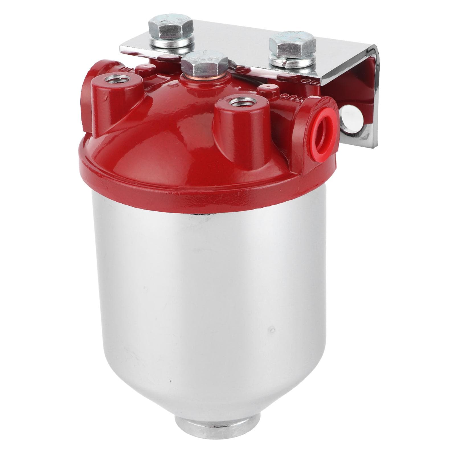 Large Canister Fuel Filter 38in NPT Inlet Outlet 10 Micron Rating Universal Accessory