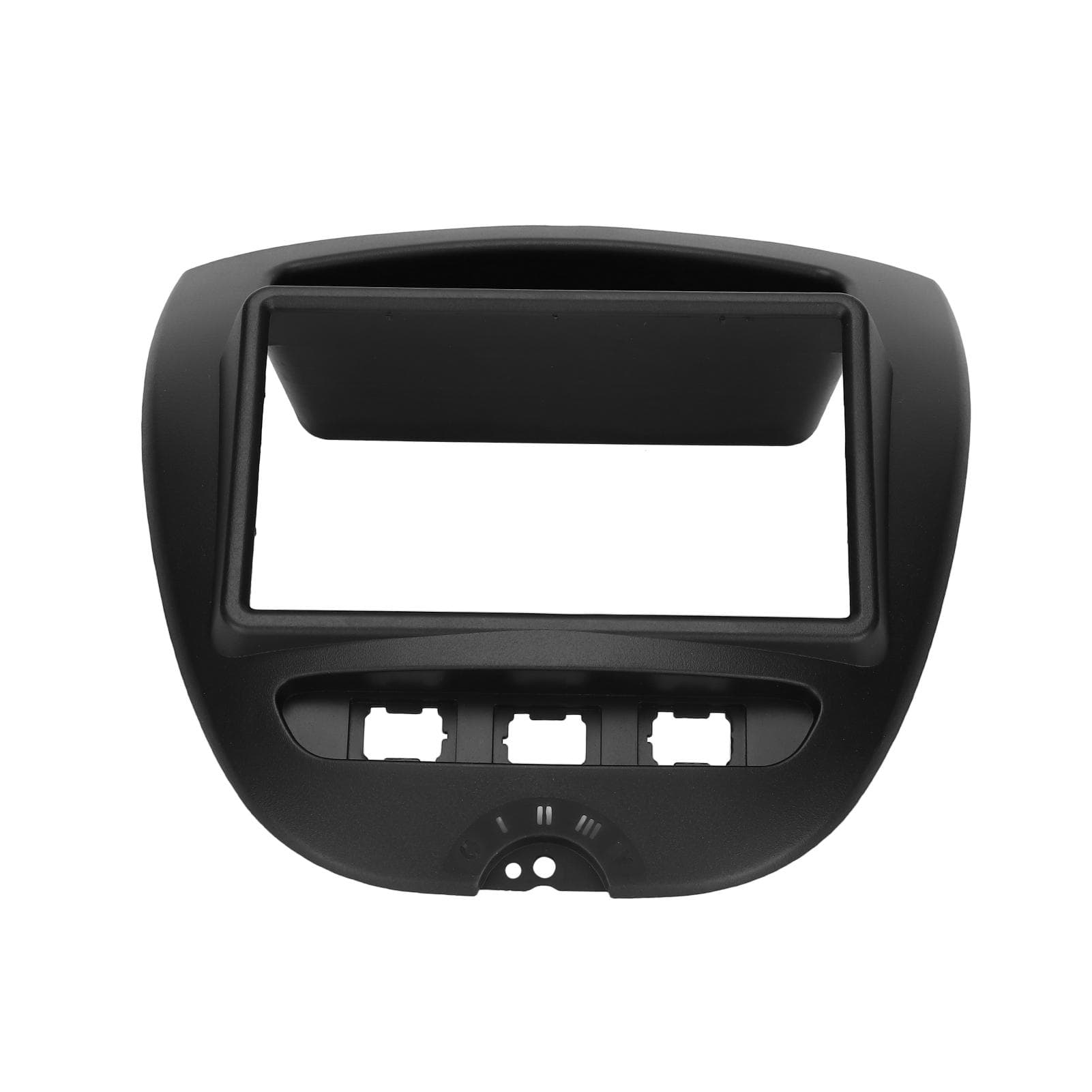 2 DIN Console Navigation Panel Frame Stereo Radio Install Dash Kit Replacement for CITROEN C1